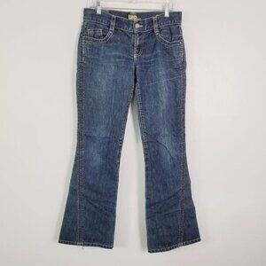 Tag Jeans dark Wash Flare Leg Trouser Jeans Size 30‎